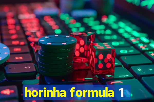 horinha formula 1